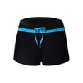 LELINTA Women's Swim Shorts Solid Swimsuit Bottoms Quick Dry Swim Board