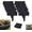 Black, variant on Durable Imitation Stone Garden Fence - Weatherproof Plastic Edging for Flower Beds & Lawns, Interlocking Decorative Panels, DIY Cobblestone Effect, Easy Installation Black 10PCS