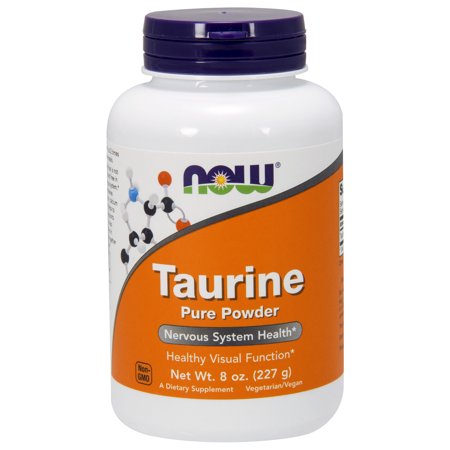 NOW Supplements, Taurine Pure Powder, Nervous System Health*, Amino Acid, 8-Ounce