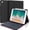 Black, variant on Magnetic Detachable Backlit Bluetooth Keyboard Smart Folio with Pencil Holder Compatible with iPad Mini 6th/7th Gen 8.3" 2021/2024,Black