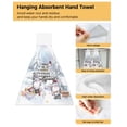 thumbnail image 4 of Towel Soft Cloth Cleaning Microfiber Dry Quick Towels Hands Kitchen Hanging Leaves Branch Woods Green, 4 of 7