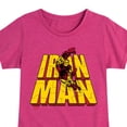 thumbnail image 3 of Marvel Iron Man - Stacked Name - Toddler And Youth Girls Fitted Short Sleeve Graphic T-Shirt, 3 of 5