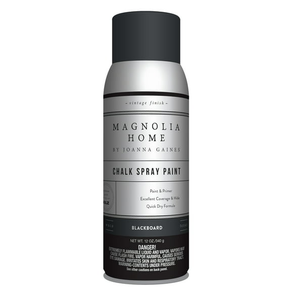 Magnolia Home by Joanna Gaines Matte Blackboard Sprayable Chalk Paint 12 oz