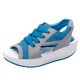 thumbnail image 2 of Sandalias con cordones para mujer, zapatos para caminar transpirables con tacón inclinado de fondo grueso, zapatos informales deportivos cómodos de malla para mujer Wmkox8yii  sa3124, 2 of 7