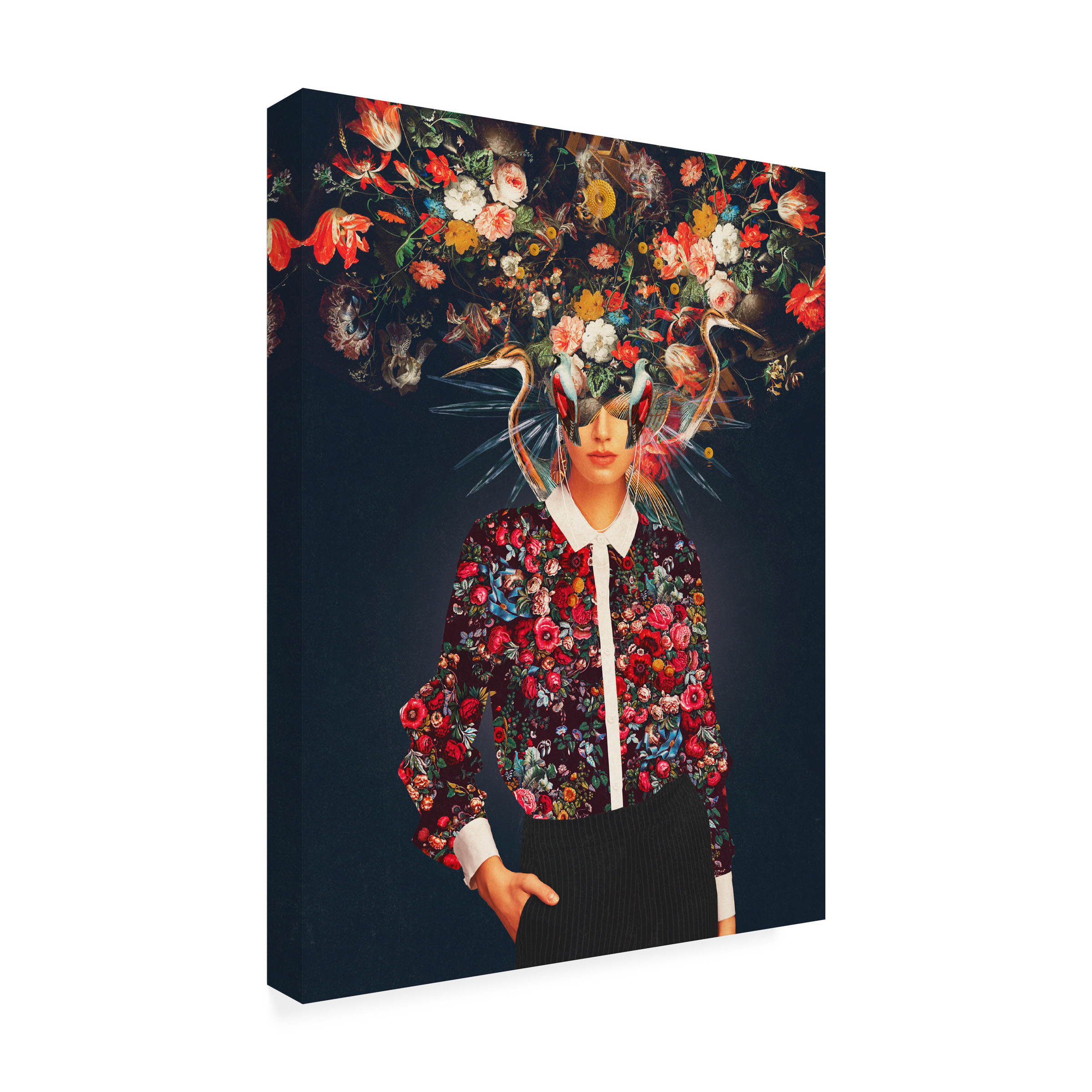 Frank Moth 'Your Head Was Full of Colours That Had No Names' Canvas Art