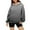 Gray, variant on Womens Oversized Hoodies Gradient Sweatshirts Fall Fashion Pullover Sweaters Winter Clothes with Pocket