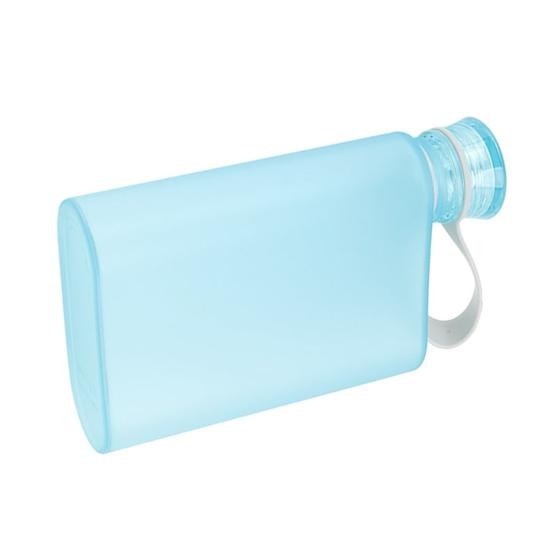 Reusable Small Drinking Water Bottle Plastic Travel Camping, Blue