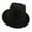 Black, variant on yotijay Men's Manhattan Structured Gangster Trilby Winter Woolen cloth Fedora Hat Gray