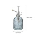 thumbnail image 2 of HONITANO Vintage Glass and PP Small Watering Can for Plants with Transparent Body Perfect for Home Office, 2 of 6