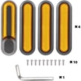 thumbnail image 6 of Reflective Rear Wheel Covers for M365 /Pro/Pro 2 /1s /Scooter 3 E Scooter Reflectors Rear Wheel Cover Reflective Protective Cover-Yellow, 6 of 9