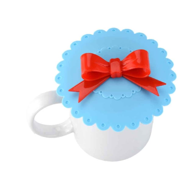 Tapa de Silicona Bewildely para Tazas Color Aleatorio Utensilios de Cocina 10,8 CM