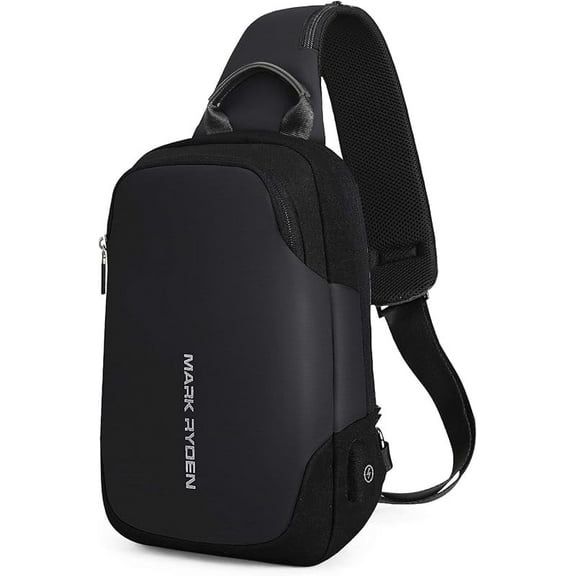 MARK RYDEN Anti-theft Sling Chest Bag Handbag for Men Waterproof Crossbody Travel Shoulder Bag Fit for 9.7" ipad …
