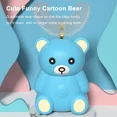 thumbnail image 2 of Cepillo de dientes eléctrico para niños de 360 grados, cepillo de dientes eléctrico sónico en forma de U, cepillo de dientes ultrasónico automático de silicona para niños, oso de dibujos animados, 2 of 5
