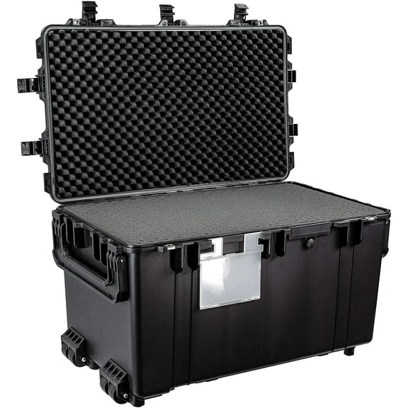 Eylar XXXL 32" Transport Roller Gear, Camera, Tools, Equipment Hard Case Waterproof w/Foam Black