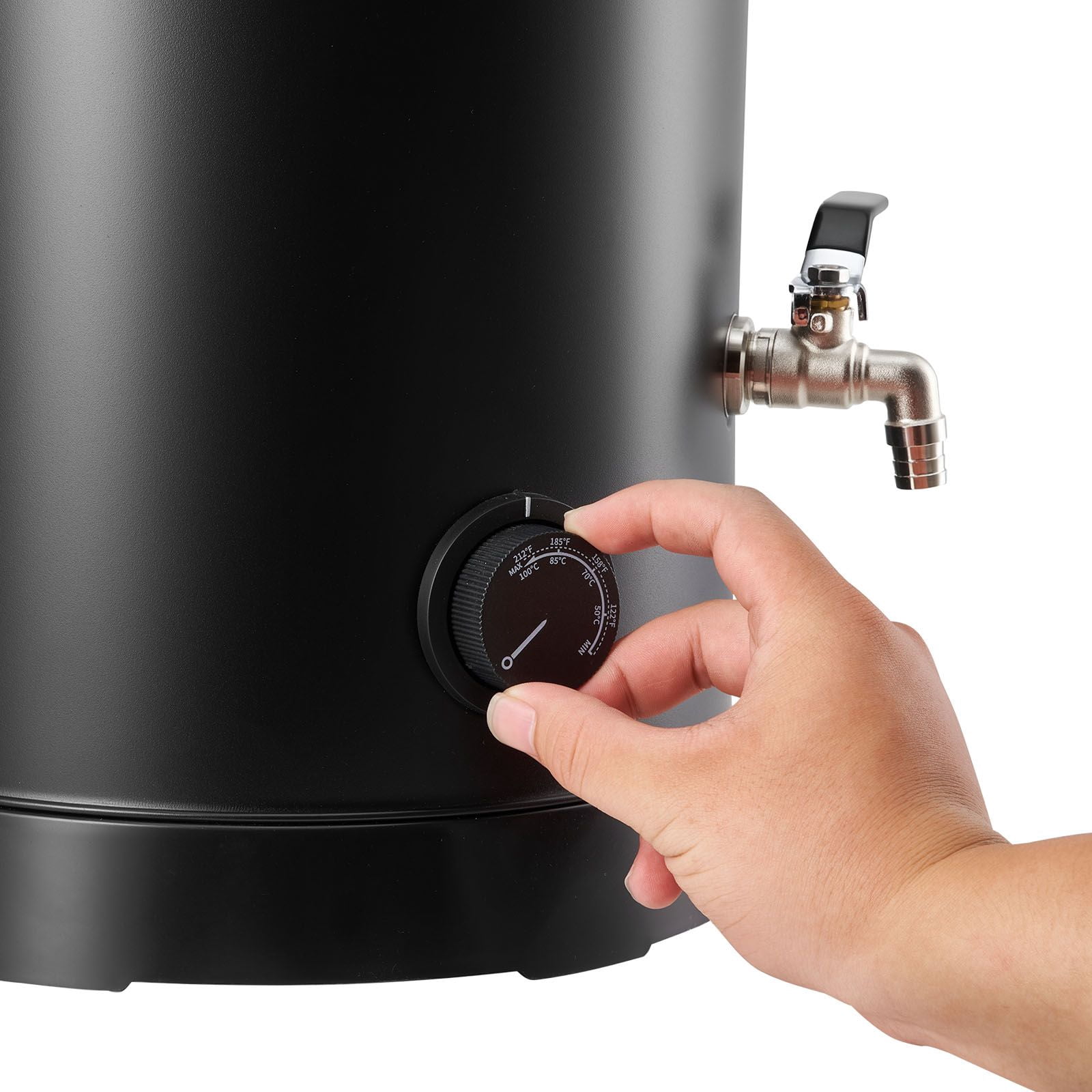 Wax Melting Pot for Candle Making, 8.5 Quart, with Precision Temperature Control, Fast Even Heating & Easy-Pour Spout, Hourglass Design for Non-Stick Smooth Flow, Ideal for Making Candles and Soaps