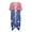 Blue Star, variant on Leopard Stripe Pattern Bathing Suit Cover Up Lightweight Polyester Breathable Swimwear Coverup