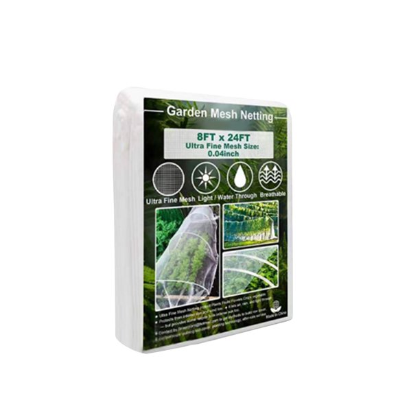 ¡Campaña con descuento!La red a prueba de insectos para jardín se utiliza para cobertura de plantas de invernadero, transpirable, permeable a la luz, permeable al agua, cubierta de red para protecció