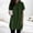 F-728Army Green, variant on ZHOGXU Women's Hooded Top With Pockets Short Sleeve Drawstring Solid Color Comfortable Fashion T Shirt For Casual Daily Wear,Army Green,L