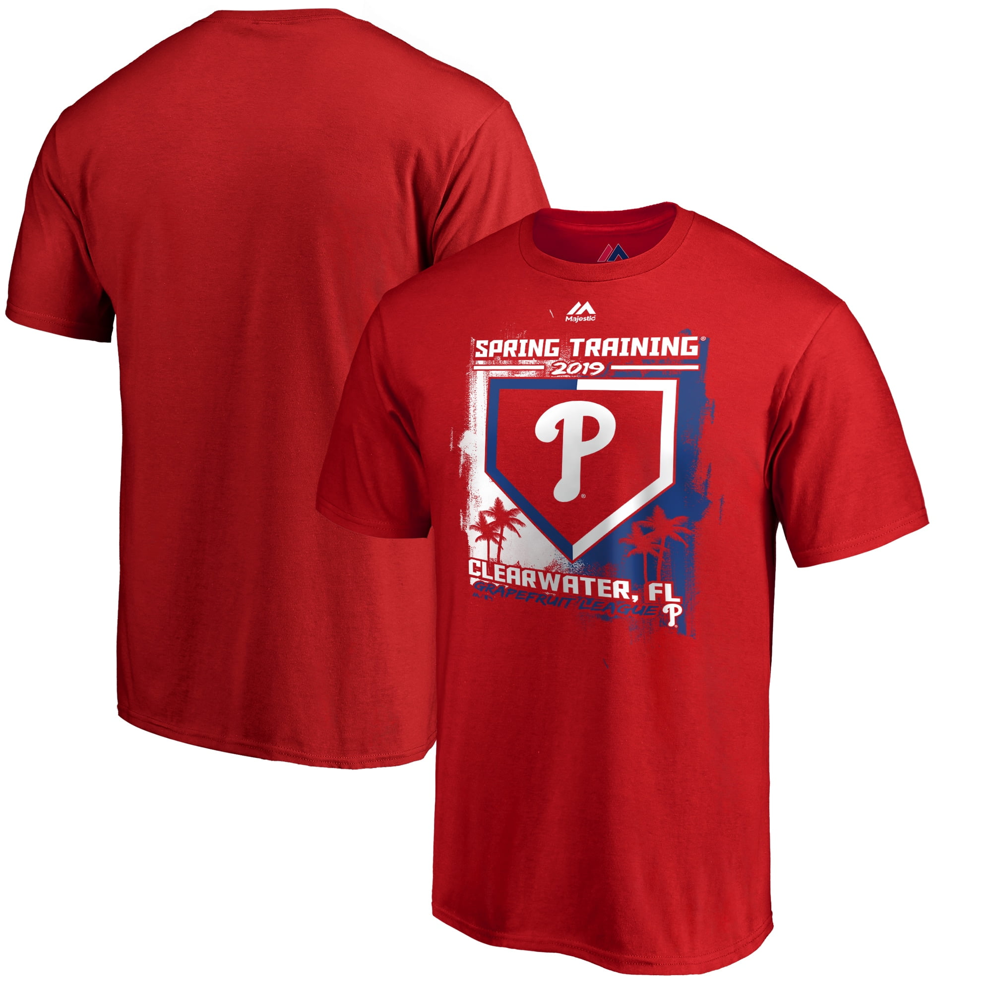 Philadelphia Phillies Majestic 2019 Spring Training Base On Ball T