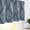 Blackout Stripe | Blue, variant on Peony Flower Curtain Valance, Abstract Floral Print Vintage Farmhouse Decoration Short Rod Pocket Window Treatment for Living Room, Bedroom, Kitchen, Bathroom, 1 Panel, 54" W x 18" L