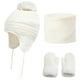 thumbnail image 1 of Gorro De Invierno Para Bebé, Conjunto De Guantes Y Bufanda, Gorro Tejido Con Forro Polar, Gorro Grueso Suave Y Cálido Para Niños De 1 A 3 Años, Niños Y Niñas 3 Uds Yuarrent AP007787-02, 1 of 6