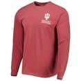 thumbnail image 2 of Men's Crimson Indiana Hoosiers Circle Campus Scene Long Sleeve T-Shirt, 2 of 3
