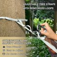 thumbnail image 4 of Wobogo Little Witch and Her Dragon Camping Hammocks 330 lb Capacity with Tree Straps and Hanging Pockets for Outside Hiking Beach Backpack Travel, 4 of 8
