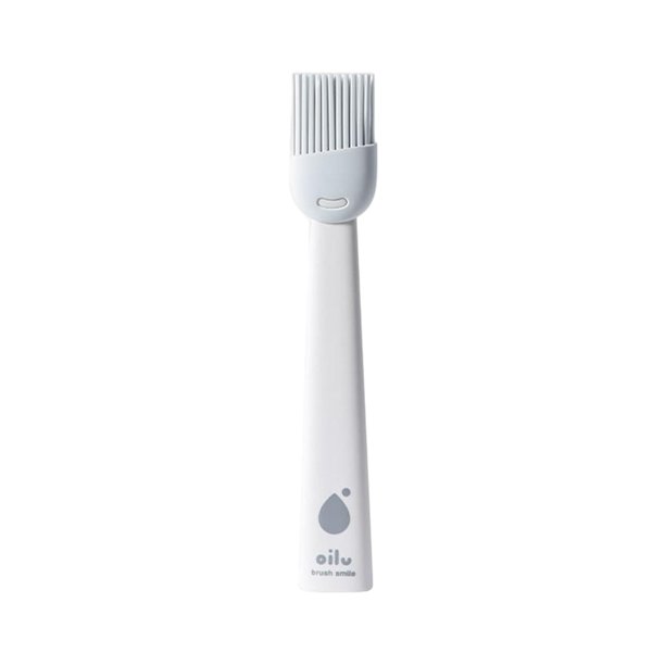 Cepillo multifuncional Macarena para hornear y BBQ de aceite de silicona Blanco