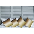 thumbnail image 6 of Ambesonne Ombre Throw Pillow Cover 4 Pack, Earth Tones Color Change Art, 18", Brown and Khaki, 6 of 6