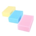 thumbnail image 2 of Esponjas de salón de 6 uds., esponja de limpieza grande para cortar el cabello, suministros de limpieza diarios para pequeños dispositivos (estilo rosa, azul, amarillo), 2 of 5