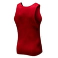 thumbnail image 3 of JUUYY Men’s Sleeveless Compression Shirts, Quicking Dry Running Sports Workout Athletic Base Layer Tank Tops Red XL, 3 of 4