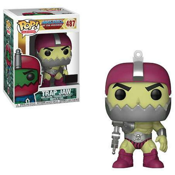 Masters of the Universe Funko POP! TV Trap Jaw Vinyl Figure (Metallic Armor, Light Green)