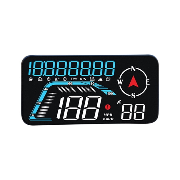 Altitude Display Led G12 Car Digital Head-Up Display 5.5-Inch GPS Over-Speed Alarm ...