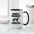thumbnail image 4 of CafePress - Honey Badger Vicious & Misunderstood Large Mug - 15 oz Ceramic Large White Novelty Mug, 4 of 4