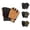 Yellow, variant on VOUZZA Kids Half Finger Gloves Non Grip Bike Riding Scooter Outdoor Sports Youth Fingerless Sports Gymnastics Biking Mittens