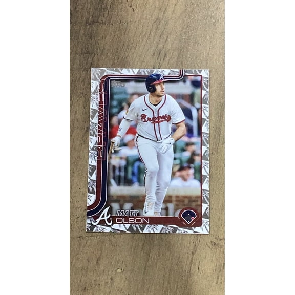 Matt Olson MLB Atlanta Braves 2025 Topps 145 Spring Training Trading Card