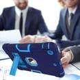 thumbnail image 3 of Dteck iPad mini/mini2/mini3 Case Heavy Duty Shockproof Hybrid Kickstand Cover Navy/Blue, 3 of 6