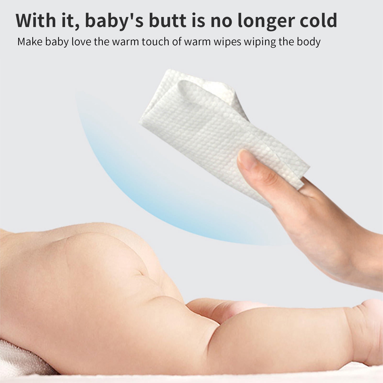 BIMZUC Portable Wet Wipes Heater – 24‑Hour Constant Temperature, 80‑Wipe Capacity, Energy‑Efficient 8W Design, White