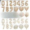 thumbnail image 3 of Globo digital de color caramelo crema de 32 pulgadas y 40 pulgadas, decoración de película de aluminio para fiesta de cumpleaños, suministros de fotografía, 3 of 6