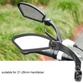 thumbnail image 2 of Bicycle Handlebar Mirror, Bicycle Handlebar Review Rear Back View 360 Rotation Mirror Bicycle Right Left Handlebar Mirror for Mountain Road Bikes[Left], 2 of 9