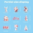 thumbnail image 2 of CCOCC 9Pcs Wall Paper,Easy Install Wall Decals,Reusable Holiday Spirit Bedroom Wall Decor,Style7,20*30cm, 2 of 4