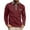 Wine, variant on FRSASU Men's Polo Shirts Long Sleeve Casual Polo T-Shirts Color Block Slim Fit Golf Polo Shirt with Pocket Wine