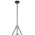 thumbnail image 2 of Everly Single Light Pendant, Black and Chrome, 2 of 4