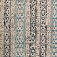 thumbnail image 3 of Plutus Brands Blue Mayan Stripe Luxury Throw Pillow-Size:24" x 24", 3 of 8