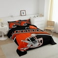 thumbnail image 3 of Erosebridal American Football Comforter Sets,Sport Theme Comforters & Duvets,Ball Game Decor(Cincinnati),Reversible,Breathable,2pcs, 3 of 8