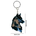 thumbnail image 3 of WSZZL Wolf Key Chain, Plateau Wolf Decoration, Key Chain Gift, Office Decor, Unique Accessories for Wolf Lovers, Perfect for Gifts or Personal Use, Durable Keychain, 3 of 5