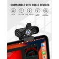 thumbnail image 3 of 1080P HD Webcam with Built-in Microphone, Rotatable Tripod, Wide-Angle Lens,Privacy Cover, Auto Light Correction, Plug &  USB-A Webcam for Laptop, Desktop, PC, Streaming-Black, 3 of 6