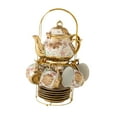 thumbnail image 2 of Juego de té de , taza de café/taza de té, platillo, cucharas, tetera y estante de almacenamiento nórdico de 500ml para cualquier ocasión,, 2 of 8