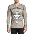 thumbnail image 6 of XTREME COUTURE by AFFLICTION Men's Thermal T-Shirt ANNUIT Biker MMA, 6 of 9