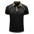 thumbnail image 4 of Krdevn Men's Spring Short Sleeved Lapel T Shirt Casual Versatile Short Sleeved Bottoming Shirt,XXL, 4 of 7